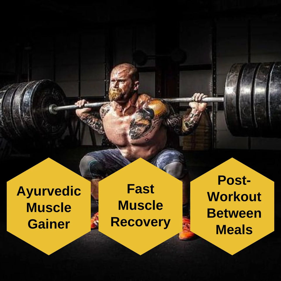 BioVeda Health Biomass Pro Natural Weight Gainer Capsules | Herbal Support for Healthy Weight Gain, Muscle Mass, Strength & Energy | Ayurvedic Wellness Formula for Men & Women