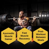 BioVeda Health Biomass Pro Natural Weight Gainer Capsules | Herbal Support for Healthy Weight Gain, Muscle Mass, Strength & Energy | Ayurvedic Wellness Formula for Men & Women