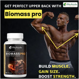 BioVeda Health Biomass Pro Natural Weight Gainer Capsules | Herbal Support for Healthy Weight Gain, Muscle Mass, Strength & Energy | Ayurvedic Wellness Formula for Men & Women