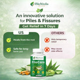 BioVeda Health Pilo Care Natural Capsules for Piles & Fissures | Herbal Support for Pain, Bleeding, Swelling & Digestive Comfort | Ayurvedic Formula for Hemorrhoid Care | 100% Natural Ingredients